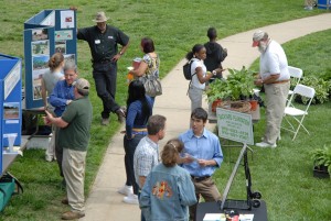 VGCC students, faculty, staff and members of the community are seen here enjoying a previous Earth Day festival on the college’s main campus. (VGCC photo)