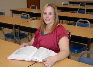 Rebecca “Beckie” Fetterhoff in a VGCC classroom (VGCC Photo)