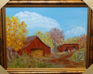 The painting, “Autumn Bounty,” by Jean Quick of Oxford. (VGCC photo)