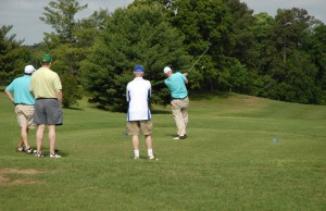 Players enjoy the Henderson Country Club course during the 2012 VGCC Endowment Fund Benefit Golf Tournament. (VGCC photo)