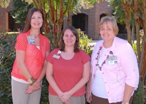 From left, VGCC Nursing faculty members Anna Seaman, Erica Jastrow and Camella Marcom recently became Certified Nurse Educators. (VGCC photo)