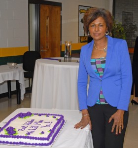 Vanessa Jones at her retirement reception.  (VGCC photo)