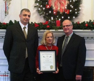 (lf-rt) Wally Wazan, Mary Perkinson and Bryan Gupton