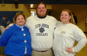 Dr. Webb with his wife, Elaine, left, and their daughter Annabelle.