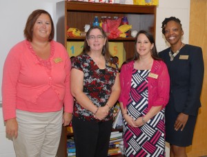 Faculty members of the VGCC Early Childhood Education program include, from left, Connie Lawhorn, Tina Dekle, Beth Vick and Tracey Bennett. (VGCC photo)