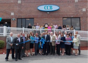 Shown at the Henderson-Vance Chamber of Commerce ribbon cutting for Citizens Community Bank (CCB) are, Director Emeritus R.T. Arnold, Director; Sep Evans, SVP, Regional Executive, Virginia; Norman D. Wagstaff, Jr., Vice-Chairman/Board of Directors; Ronnie Wells, Director; Holly Blackwell, VP/Retail Executive; Jenni Waller, VP/Human Resources Leader; Brooke May, Universal Banker; Vera Primm, Executive VP/CFO; Katie Bloom, Universal Banker; Kim Jordan, VP/Market Executive; Denny Hardee, Chairman/Board of Directors; James Black, President/CEO; Bill Solari, Director; Mayor Pete O’Geary; Tommy Hester, Vance County Board of Commissioners; Jenny Hester, Prim Development and HVCC Board Chair; Billy Wilkinson, Director; Stephanie Walker, Senior Relationship Officer; Jimmy Butts, Director; Tabatha Allard, Senior Loan Processor Specialist; Karen Whitten, Senior Branch Manager, Boydton; Cindy Bostick, Assistant District Attorney; Sheri Sparkman, Director; John Barnes, HVCC President; Connie Ragland, Work First Coordinator; Sheri Jones, Communications Consultant; Not pictured:; Annette Roberson, Director of Membership Services; Ambassador Susan Rogers, Chick-fil-A; Ambassador Julia Langston, Henderson Family YMCA; Stuart L. Litvin, Vance County Economic Development Commission Director; among other community leaders, business colleagues, and the CC Saver Bee!