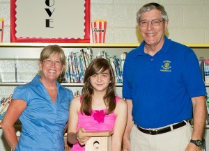 Optimist Award at E.O. Young