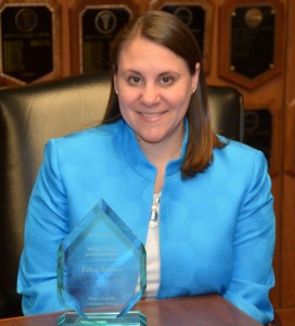 President’s Leadership Award recipient Erica Jastrow (VGCC photo)