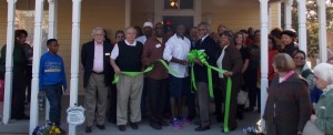 Amongst those in attendance at the Henderson-Vance Chamber of Commerce ribbon cutting for Community Partners of Hope were Mayor Pro-Tem Mike Rainey, City Tire; Deborah Brown, County Board of Commissioners; local City and County officials/leaders;  Community Partners of Hope Board Chair Ron Cava, Pastor First Baptist Church; CPOH Board Members; Charles Turrentine, CPOH Director of Operations; Pastor Joseph Ratliff; HVCC Board Chair Tanya Evans, Duke Energy; John Barnes, Henderson-Vance Chamber of Commerce President and staff; Chamber Ambassador Michael Bobbitt; HVCC Board Member Gina Dement, Cardinal Innovations Healthcare Solutions; volunteers, friends and other Community Business leaders.