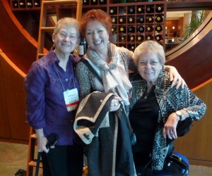 From left, B.K. McCloud of Oxford, British tea expert Jane Pettigrew and Constance “Connie” Lue of Oxford are seen here at the 2013 World Tea Expo in Atlanta. (Submitted photo)