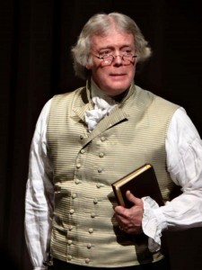 Bill Barker as Thomas Jefferson (Colonial Williamsburg photo)