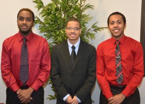 From left, VGCC Male Mentoring officers Christopher Blue of Henderson (recorder/treasurer), Bradley Gooch of Oxford (vice president) and Christopher Ford of Manson (president). (VGCC photo)