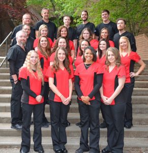 Members of the 2016 Radiography graduating class at Vance-Granville Community College who received their pins May 9 included, on first (front) row, from left: Jessica Lynn Loera, Elizabeth Nichole Cooper, K. Christian Chaney and Haley Elizabeth Watkins; second row, from left: Nicholas LaMont Kemp, Taylor Marie Goubeaux, Hannah Marie Wyatt, Ashley Nichole Keith, Candace Leigh Gentry and Sarah Elizabeth Sutton; third row, from left: James Hinks, Anna B. Filyaw, Elizabeth Rose Twisdale, Courtney Michelle Mitchell, Preston Lin Verble and Canon O’Briant; fourth row, from left: Jonathan Wayne Robbins, Brian Heath Winslow, Brian Holmes, Jake Kiley and Terrell Johnson III. (VGCC Photo)