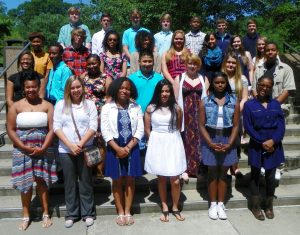 Front row from left, Kaniyia Holden, Breanna Harris, Miracle Chin, Nancy Duran, Tomesha Jefferson and Tashiana Davis. On the second row, from left, are Diamonds Marrow, Xavier Wilson, Dayon Thornton, Tim Jiang, Samantha Jackson, Kaitlyn Harris and Robert Susewell. Students on the third row, from left, include Deana Hawkins, Zach Williamson, Joi Dunston, Tar’Naja Thorpe, Laura Care, Gabriella Ventura, Jenny Boyd and Kendall Royster. On the back row, from left, are Jesse Sawyer, Thomas Whittacre, Holton Roberson, Jack Cheever, Antavious Mitchell, Matthew Munn and Ryan Stainback. Annie Wiggins is not pictured.